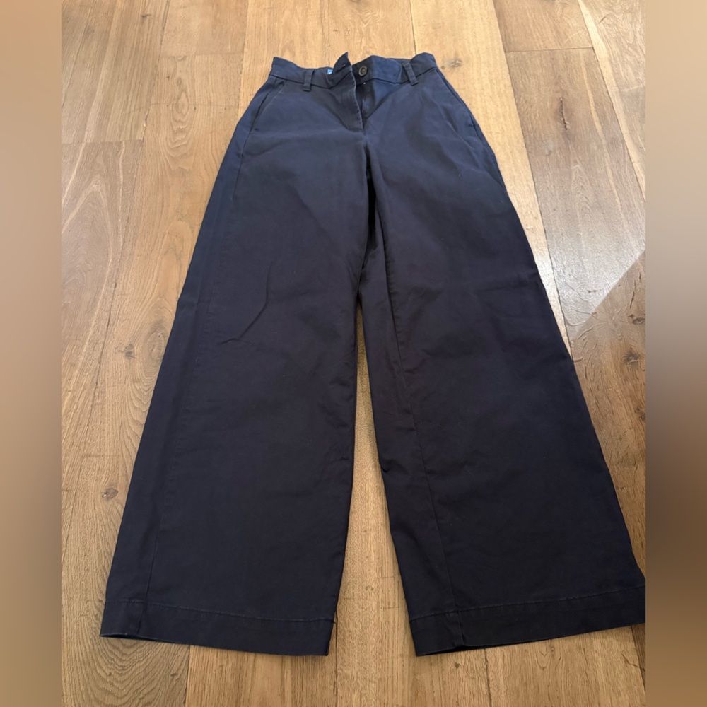 Old Navy Black/Navy Wide Leg Pants
